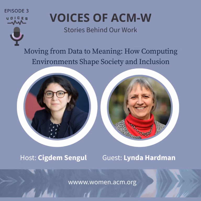 Voices of ACM-W: Lynda Hardman on Moving from Data to Meaning